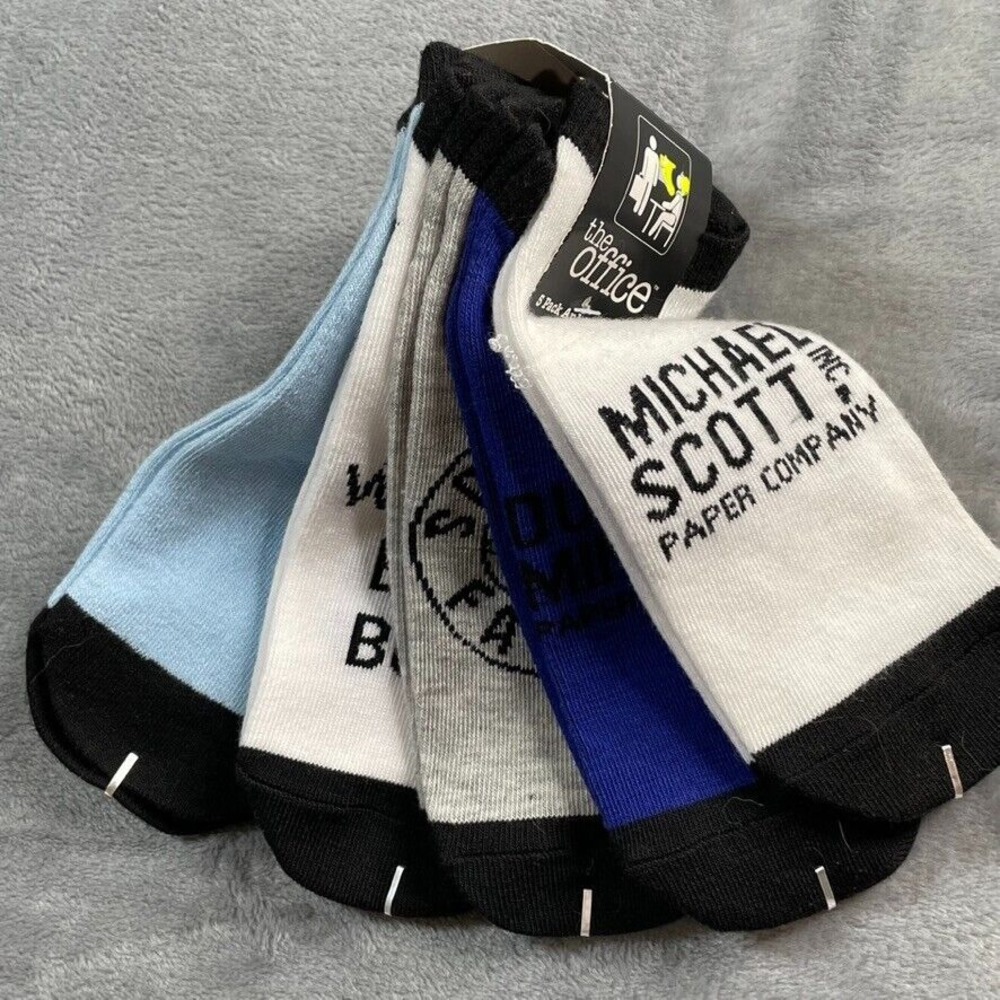The Office Michael Scott‎ Ankle Socks [Pack of 5. Size 5-10